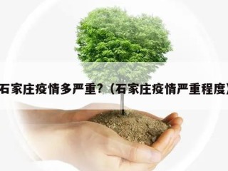石家庄疫情多严重?（石家庄疫情严重程度）