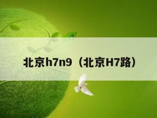 北京h7n9（北京H7路）
